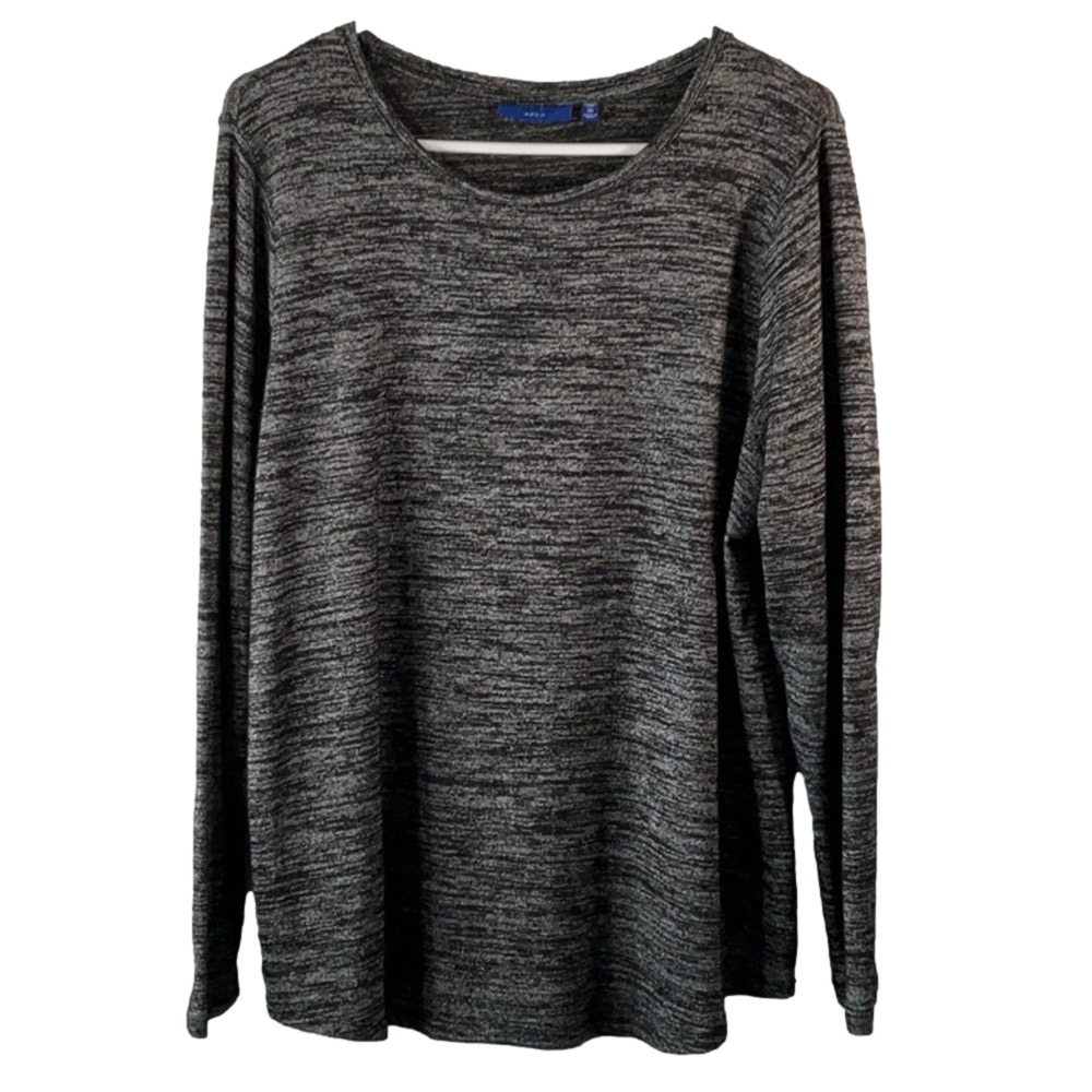 Apt 9 Gray/Black Tunic Size 0X